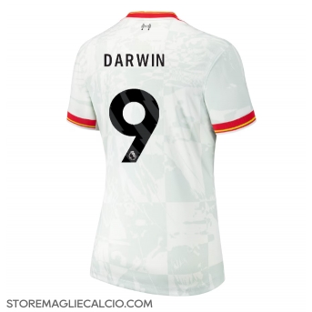 Liverpool Darwin Nunez #9 Maglia Gara Terza Repliche 2024-25 Donna